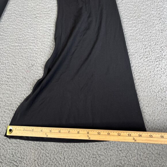 Offline Aerie Super Flare Leggings Womens XL Black High Rise  Fold Over 26 x 33 - Picture 8 of 12
